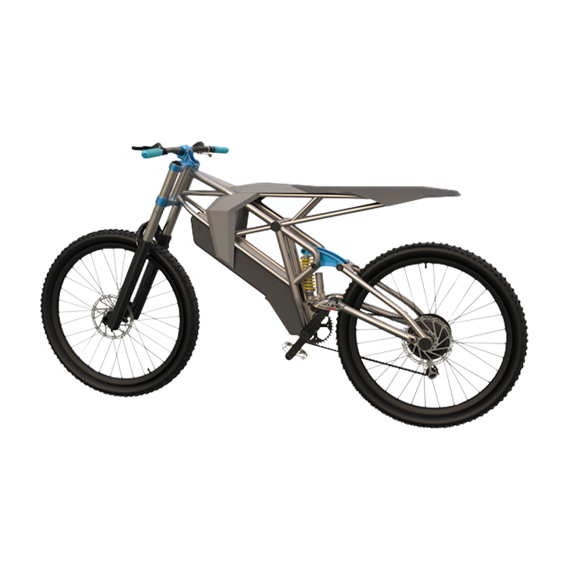 CE Approved Dirt Electric Motorbike, Off-Road Pneumatic tire,Single Rear Motor,Dual Hydraulic Brakes,7-Speed Shimano Gears    