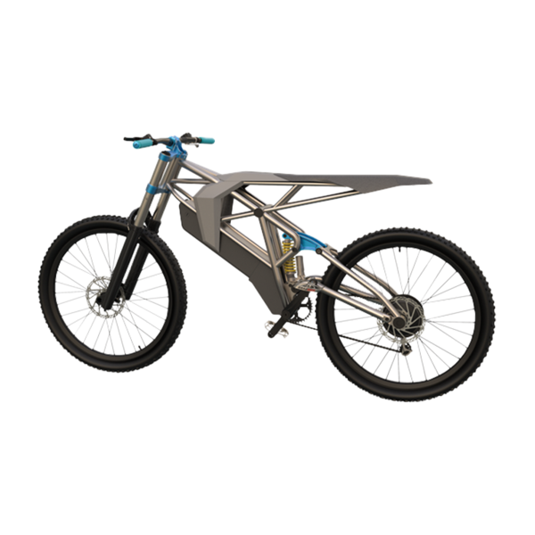 CE Approved Dirt Electric Motorbike, Off-Road Pneumatic tire,Single Rear Motor,Dual Hydraulic Brakes,7-Speed Shimano Gears    