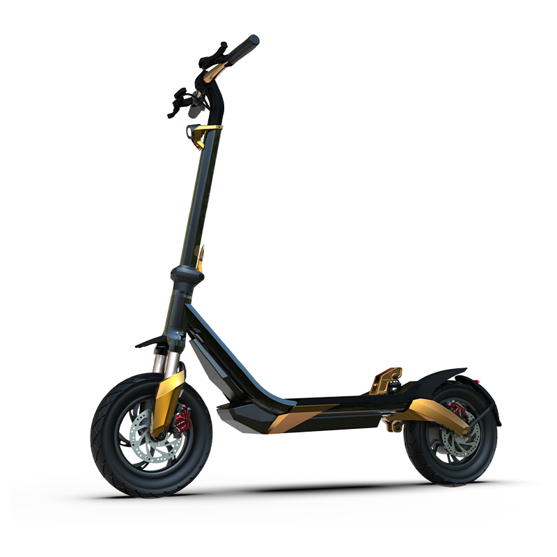 Emuze Updated GO2X With Dual Suspension Offroad Electric Scooter,CE Certified ,60V 1500W Powerful Single Rear Motor,Fast Folding in Three Seconds