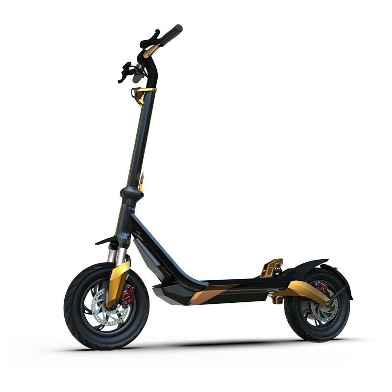 Emuze Updated GO2X With Dual Suspension Offroad Electric Scooter,CE Certified ,60V 1500W Powerful Single Rear Motor,Fast Folding in Three Seconds